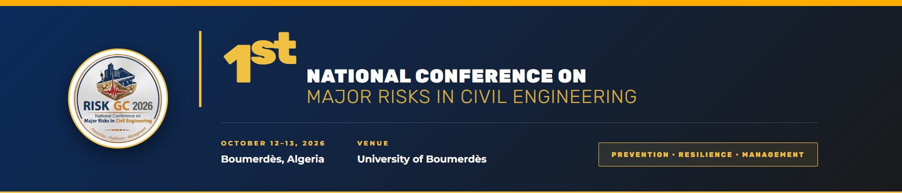 Bannière de l’événement RISKGC 2026